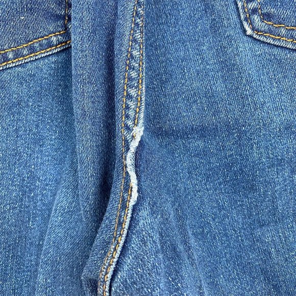 Vintage 90s Levis White Tab Jeans Size 22 W / 36 Average Made‎ in USA Stretch - Picture 5 of 7